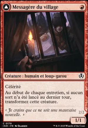 Messagère du village // Intruse du lever de lune
