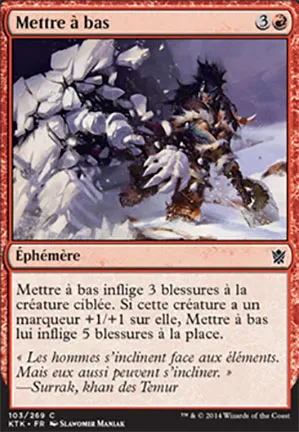Mettre à bas