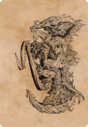 Miirym, dragon sentinelle - Illustration
