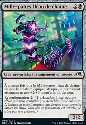 Mille-pattes fléau de chaîne
