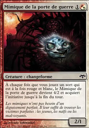 Mimique de la porte de guerre