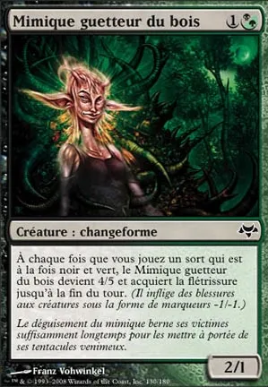 Mimique guetteur du bois
