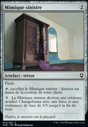 Mimique sinistre