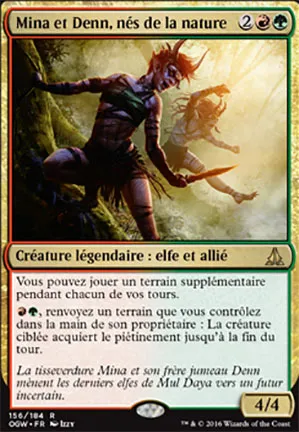 Mina et Denn, nés de la nature