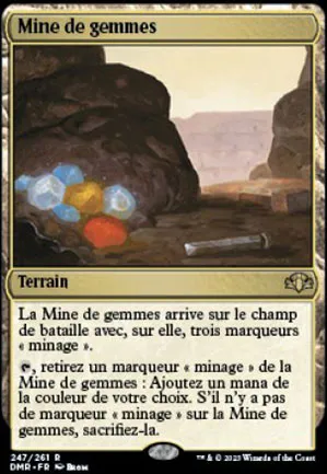 Mine de gemmes