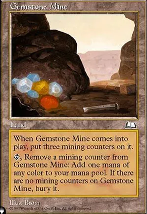 Mine de gemmes