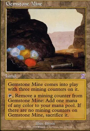 Mine de gemmes