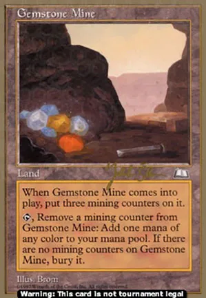 Mine de gemmes