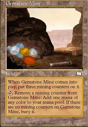 Mine de gemmes