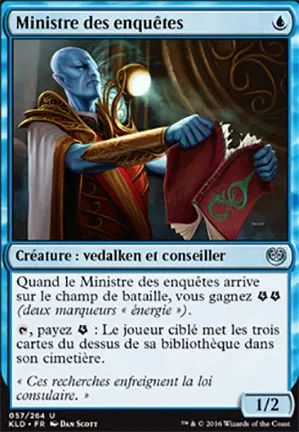 Ministre des enquêtes