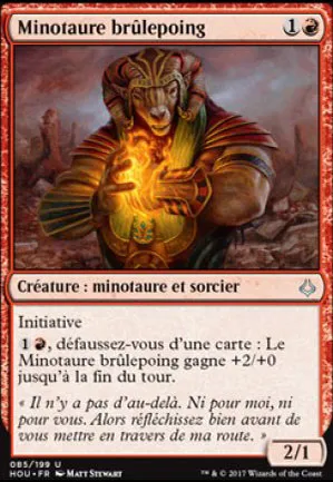Minotaure brûlepoing