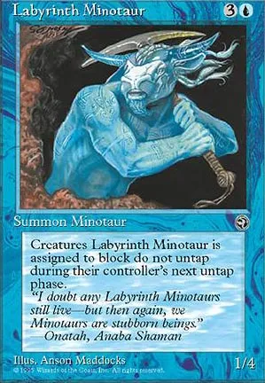 Minotaure des labyrinthes