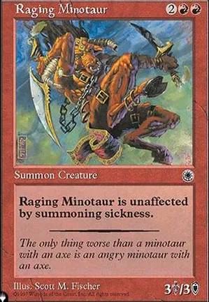 Minotaure enragé