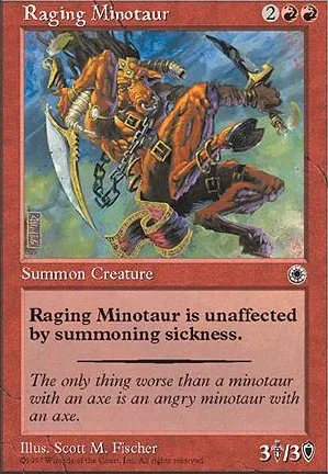 Minotaure enragé
