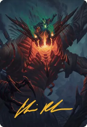 Mishra, tombé aux mains de Phyrexia - Illustration
