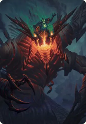Mishra, tombé aux mains de Phyrexia - Illustration