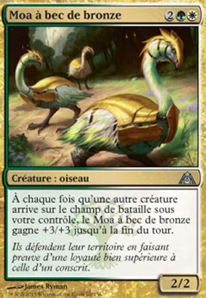 Moa à bec de bronze