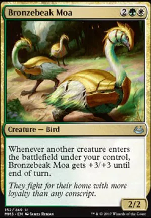 Moa à bec de bronze