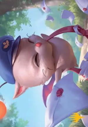 Mog postier - Illustration