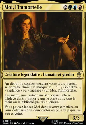 Moi, l'immortelle