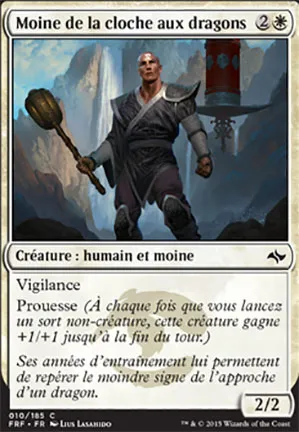 Moine de la cloche aux dragons