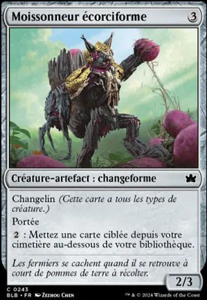 Moissonneur écorciforme