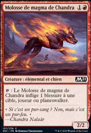 Molosse de magma de Chandra