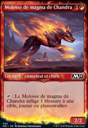 Molosse de magma de Chandra