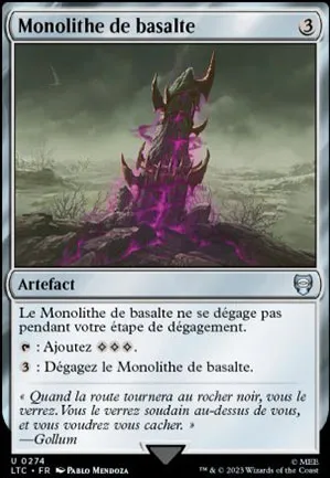 Monolithe de basalte