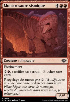 Monstrosaure sismique
