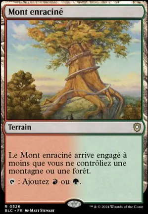 Mont enraciné