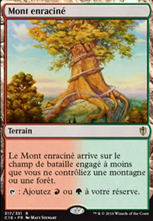 Mont enraciné