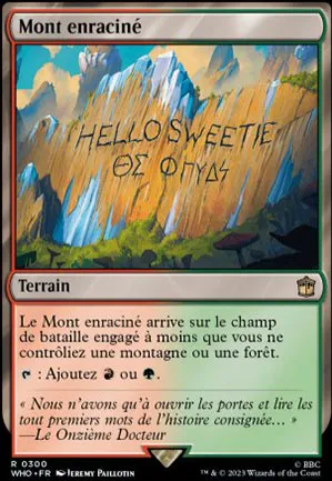 Mont enraciné