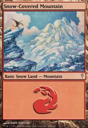 Montagne enneigée