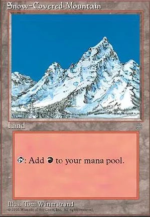 Montagne enneigée