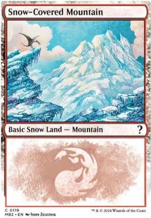 Montagne enneigée
