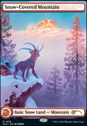 Montagne enneigée