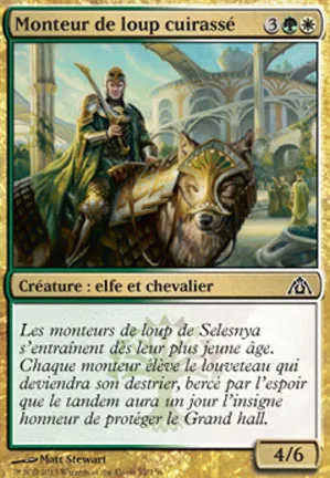 Monteur de loup cuirassé