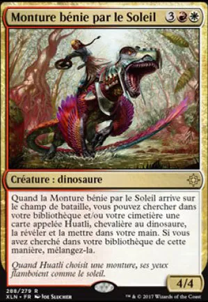 Monture bénie par le Soleil