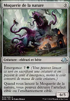 Moquerie de la nature