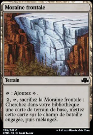 Moraine frontale