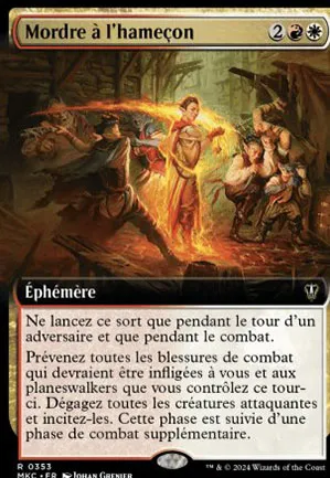 Mordre à l'hameçon