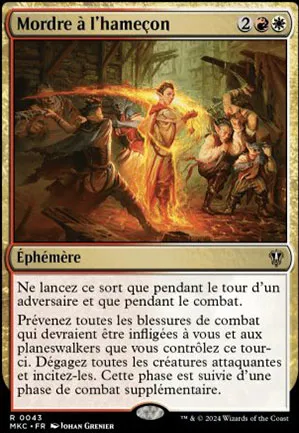 Mordre à l'hameçon