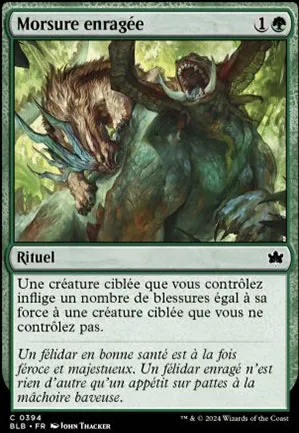 Morsure enragée