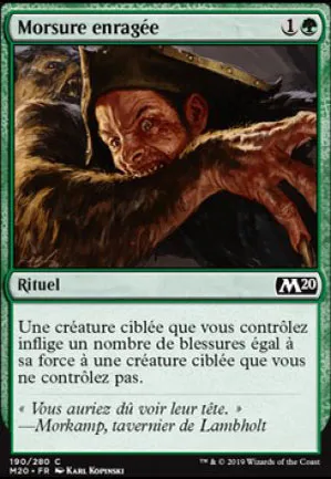 Morsure enragée