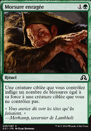 Morsure enragée