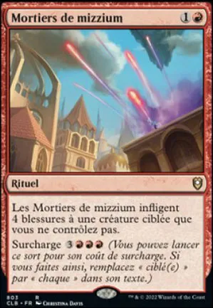 Mortiers de mizzium