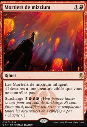 Mortiers de mizzium