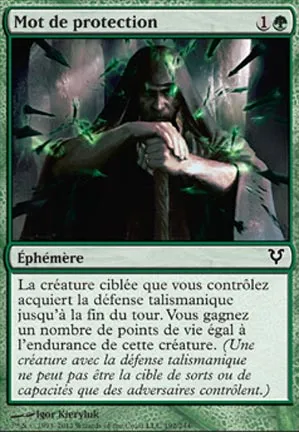 Mot de protection