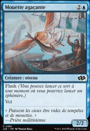 Mouette agaçante